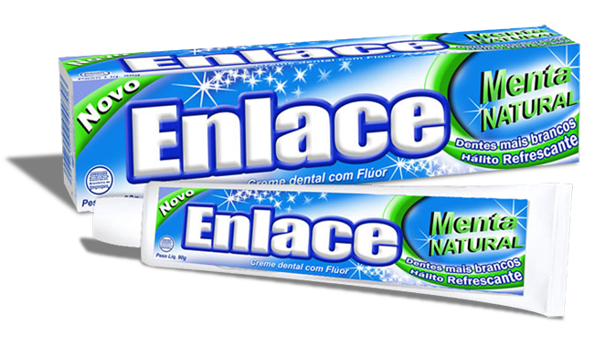 Enlace Bucal - Creme dental pasta de dente Menta Natural