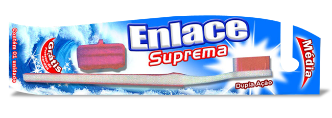 Enlace Bucal Suprema - Novas embalagens para escovas de dente