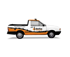 Delta Imóveis - Plotagem carro delta movel1